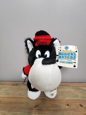 North Carolina State Wolfpack Mr Wuf Mascot Plush Applause Musical 13"